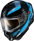 SCORPION EXO Exo Gt930 Cold Weather Helmet Modulus Blk/Blu 2x (Electric) - 75-23922X