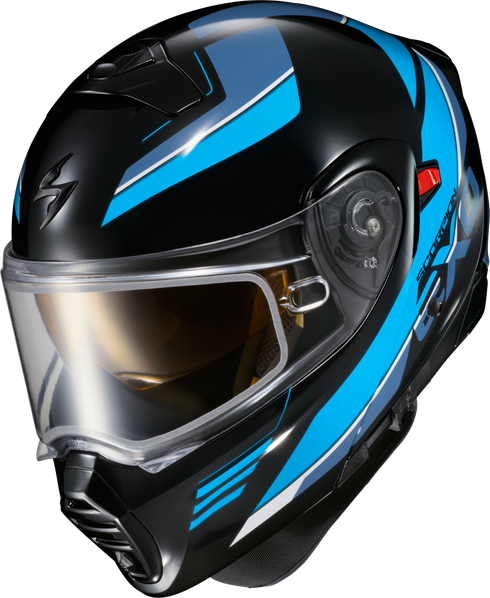 SCORPION EXO Exo Gt930 Cold Weather Helmet Modulus Blk/Blu Md (Electric) - 75-2392M