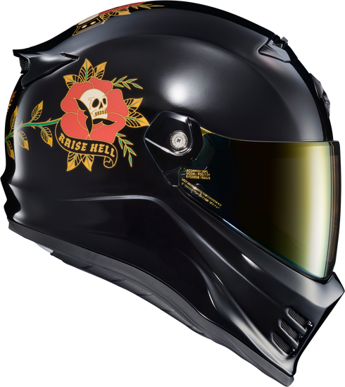 SCORPION EXO Covert Fx Full Face Helmet The Litas Gloss Black 2x - 75-23262X