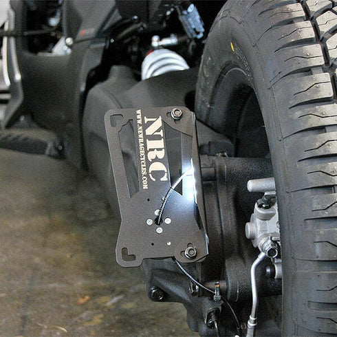 NEW RAGE CYCLES Side Mount License Plate Can - 565-0180