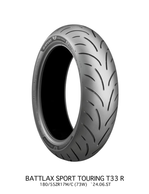 Bridgestone Battlax Sport Touring T33R Tire - 170/60ZR17 M/C 72W TL Rear