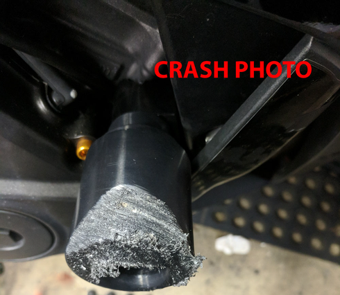 SHOGUN Frame Sliders Black - 71-1247