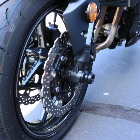 Front Axle Sliders Black