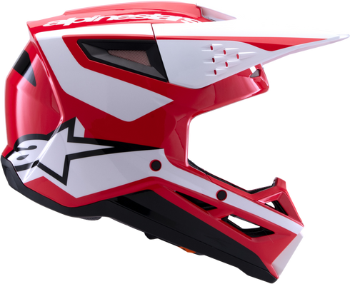 ALPINESTARS Sm3 Heat Helmet Red/White/Black Glossy Sm - 482-00118S
