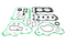 QuadBoss 12-14 Polaris RZR 4 XP 900 Complete Gasket Set w/ Oil Seal