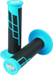 ProTaper Clamp-On 1/2 Waffle Grip - Neon Blue/Black