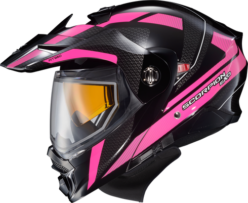 SCORPION EXO Exo At960 Cold Weather Helmet Hicks Pink Sm (Electric) - 75-2374S