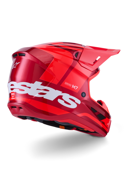 ALPINESTARS Sm7 Core Helmet Red Glossy Sm - 482-00187S