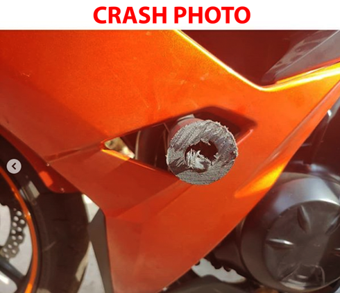 SHOGUN Frame Sliders Black Kaw - 71-13020