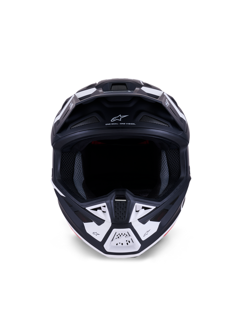 ALPINESTARS Sm7 Dasher Helmet Blk/Wht Matt Lg - 482-00189L