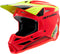 ALPINESTARS Sm3 Youth Fray Helmet Rd/Ylw Fluo/Blk Yl - 482-00084YL