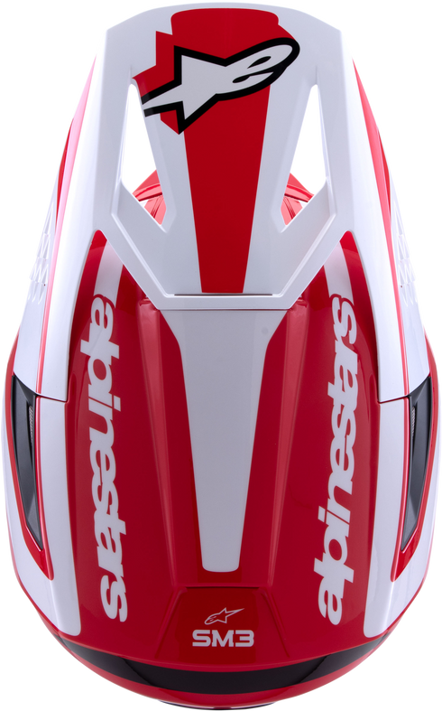 ALPINESTARS Sm3 Heat Helmet Red/White/Black Glossy Xl - 482-00118X