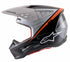 ALPINESTARS S M5 Rayon Helmet Matte Blk/Wht/Orange Fluo Lg - 482-9207L