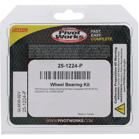 PIVOT WORKS Wheel Bearing Kit Premium - 22-51224P