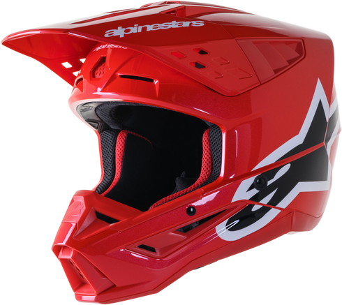 ALPINESTARS S M5 Corp Helmet Bright Red Glossy Xl - 482-9228X