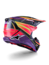 ALPINESTARS Supertech S M10 Era Helmet Pnk/Violet/Ylw Fluo Glossy Xs - 482-00185XS