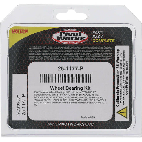 PIVOT WORKS Wheel Bearing Kit Premium - 22-51177P