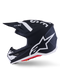 ALPINESTARS Sm7 Dasher Helmet Blk/Wht Matt Xs - 482-00189XS