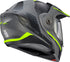 SCORPION EXO Exo At960 Modular Helmet Monk Grey/Hi Viz Lg - 75-3271L