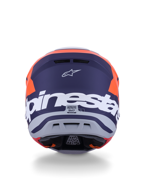 ALPINESTARS Sm7 Core Helmet Orng/Blue Matt Xl - 482-00188X