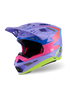 ALPINESTARS S M10 Jett Lawrence R01 Helmet Purp/Pnk Fluo/Ylw Fluo Gls 2x - 482-001952X