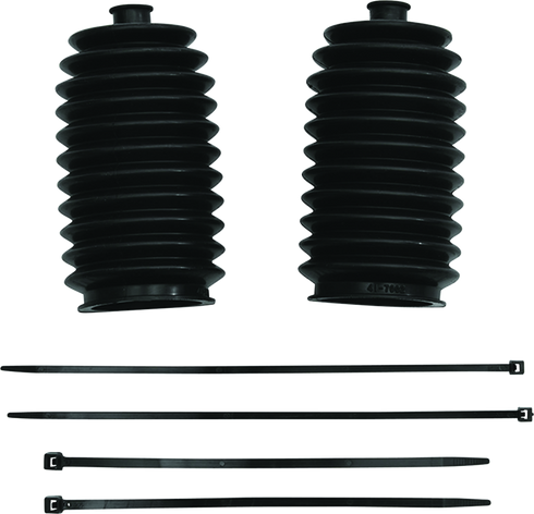 QuadBoss 17-19 Polaris ACE 500 Steering Rack Tie Rod Assembly Kit - Replacement Race Boot