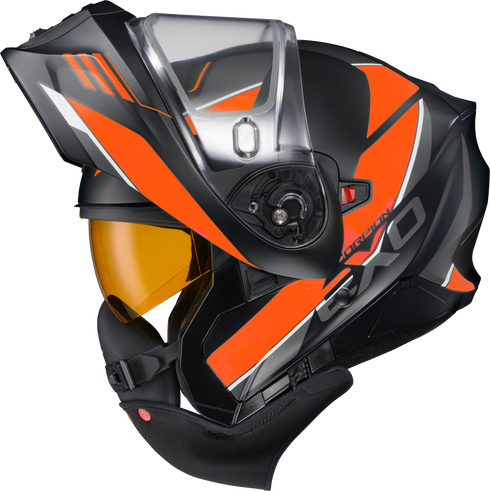 SCORPION EXO Exo Gt930 Cold Weather Helmet Modulus Orange 2x (Electric) - 75-23942X