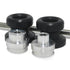 Front Axle Sliders Black