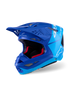 ALPINESTARS Supertech S M10 Flood Helmet Met Blu/Md Blu/Blk Crb M&G Md - 482-00184M