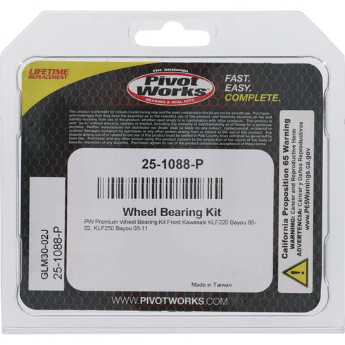 PIVOT WORKS Wheel Bearing Kit Premium - 22-51112P