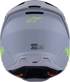 ALPINESTARS Sm3 Radium Helmet Gry/Blk/Ylw Fluo Matt Sm - 482-00183S