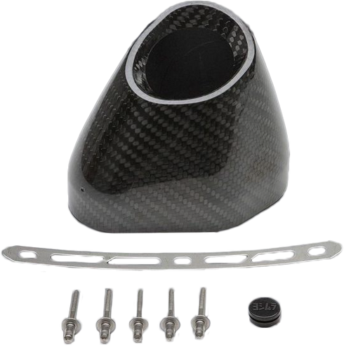 YOSHIMURA End Cap Kit Right Side R77 Rh Cf Slash Cut - 960-9993