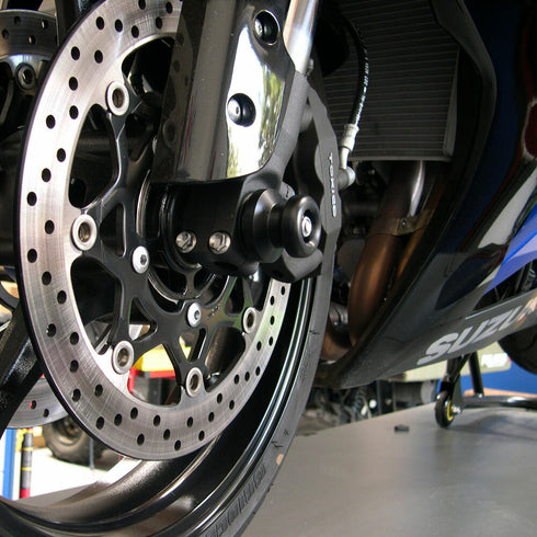 Front Axle Sliders Black