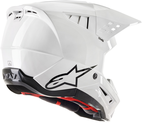 ALPINESTARS S M5 Solid Helmet White Glossy Xl - 482-9223X