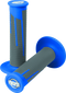 ProTaper Full Diamond Clamp-On Grips - Blue/Dark Gray