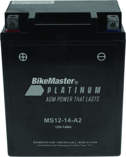 BikeMaster AGM Battery - MS12-14-A2