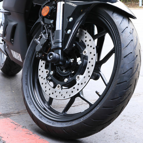 Front Axle Sliders Black