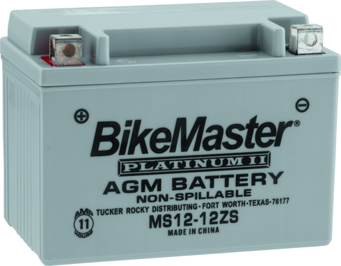 BikeMaster AGM Battery - MS12-12ZS