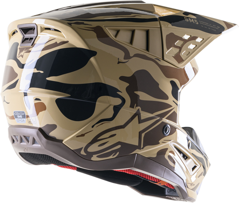 ALPINESTARS S M5 Mineral Helmet Dark Brown/Kangaroo Matte Xl - 482-9235X