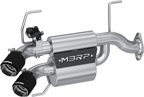 MBRP Slip On Stacked Polaris Xpedition Dual Out Active Exhaust - 241-10297