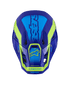 ALPINESTARS Sm7 Deed Helmet Blue/Ylw Fluo Glossy Sm - 482-00192S