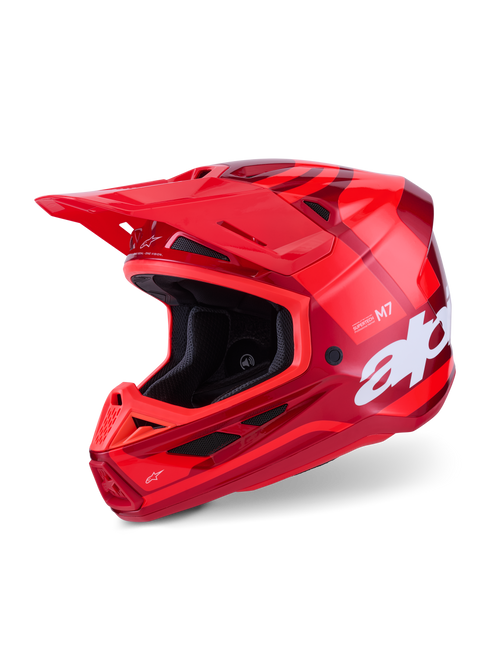 ALPINESTARS Sm7 Core Helmet Red Glossy Sm - 482-00187S