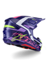 ALPINESTARS Sm7 Deed Helmet Purp/Pnk Glossy Lg - 482-00191L