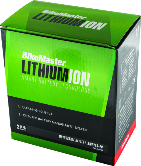 BikeMaster Lithium Ion 2.0 Battery - BMP14B-FP