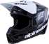 ALPINESTARS Sm3 Radium Helmet Blk/Wht/Gry Glossy Md - 482-00181M