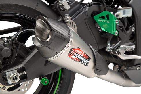 YOSHIMURA Exhaust Race At2 3/4 Sys Ss/Cf Kaw - 960-13019