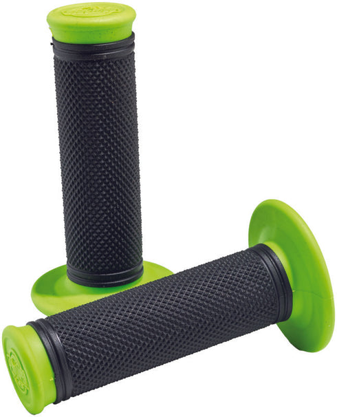 ProTaper Pro Series Clamp On Grips Full Diamond Green/Black