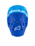 ALPINESTARS Supertech S M10 Flood Helmet Met Blu/Md Blu/Blk Crb M&G Xl - 482-00184X