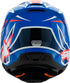 ALPINESTARS Sm3 Youth Wurx Helmet Blue/Red/Wht/Blk Ys - 482-00088YS