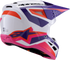 ALPINESTARS Sm3 Heat Helmet White/Purple/Pink Glossy Xl - 482-00120X